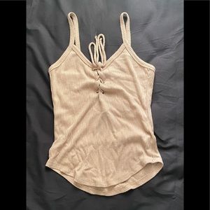 Pinkish beige tank top
